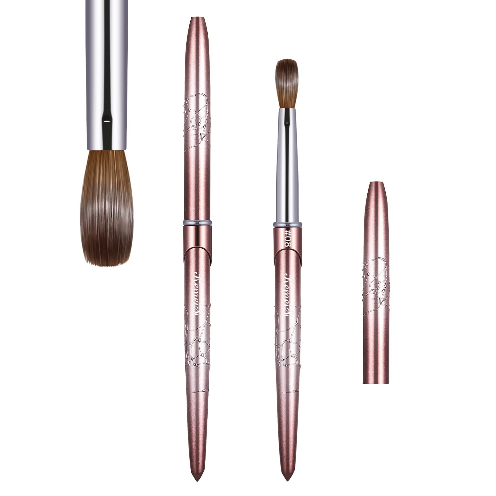 KEMEISI brush front view showing overall design and professional finish
