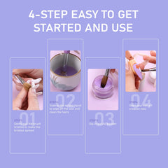 KEMEISI brush on salon workstation styled for professional manicure workflow