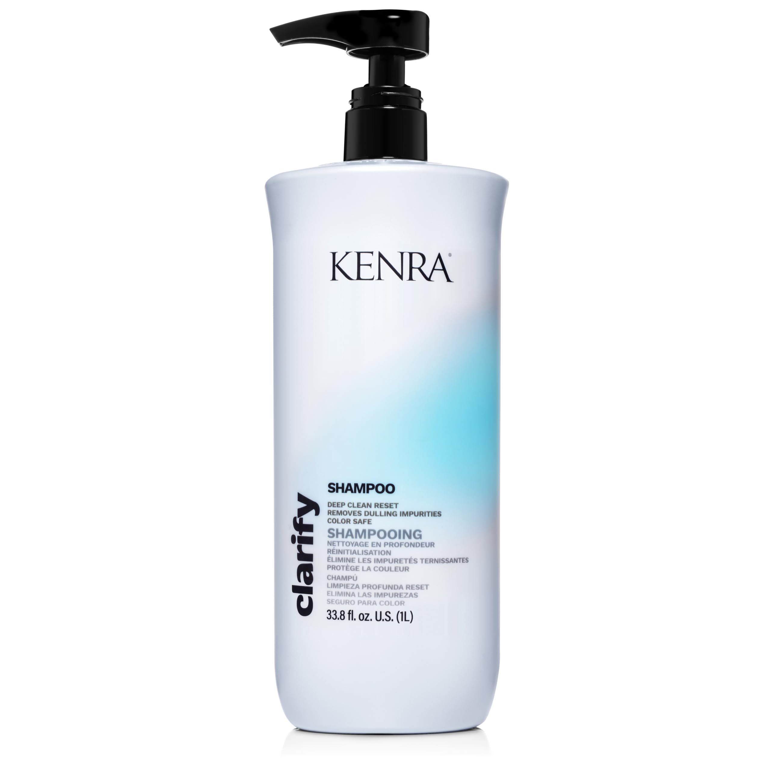 Kenra Clarify Shampoo front bottle showing label and benefit