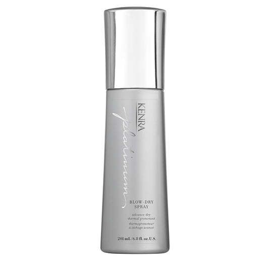 Kenra bottle front view showing product and quick styling benefit