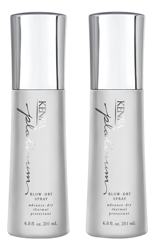 Kenra front packaging shows two bottles and quick styling benefit