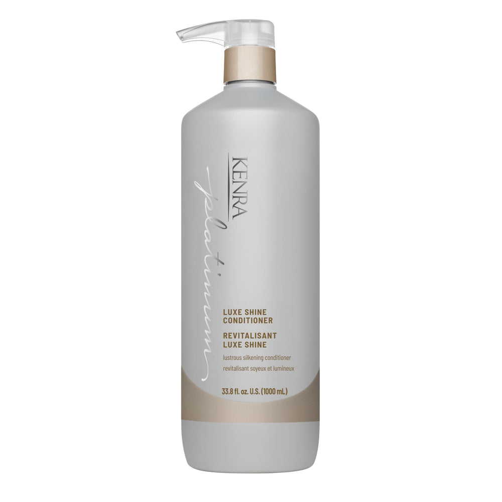 Kenra bottle front view showing product and high-shine benefit