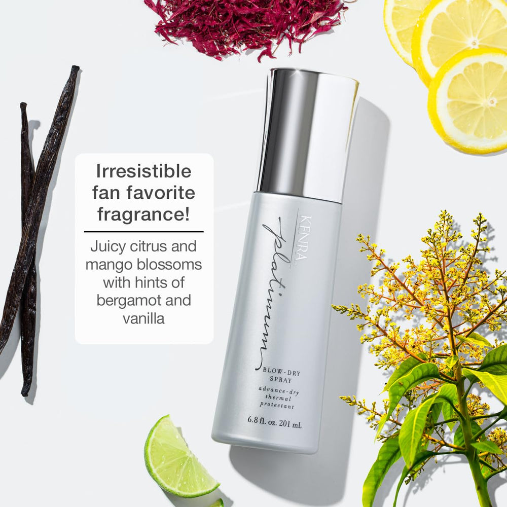 Kenra texture droplet on hair shaft illustrating lightweight protection