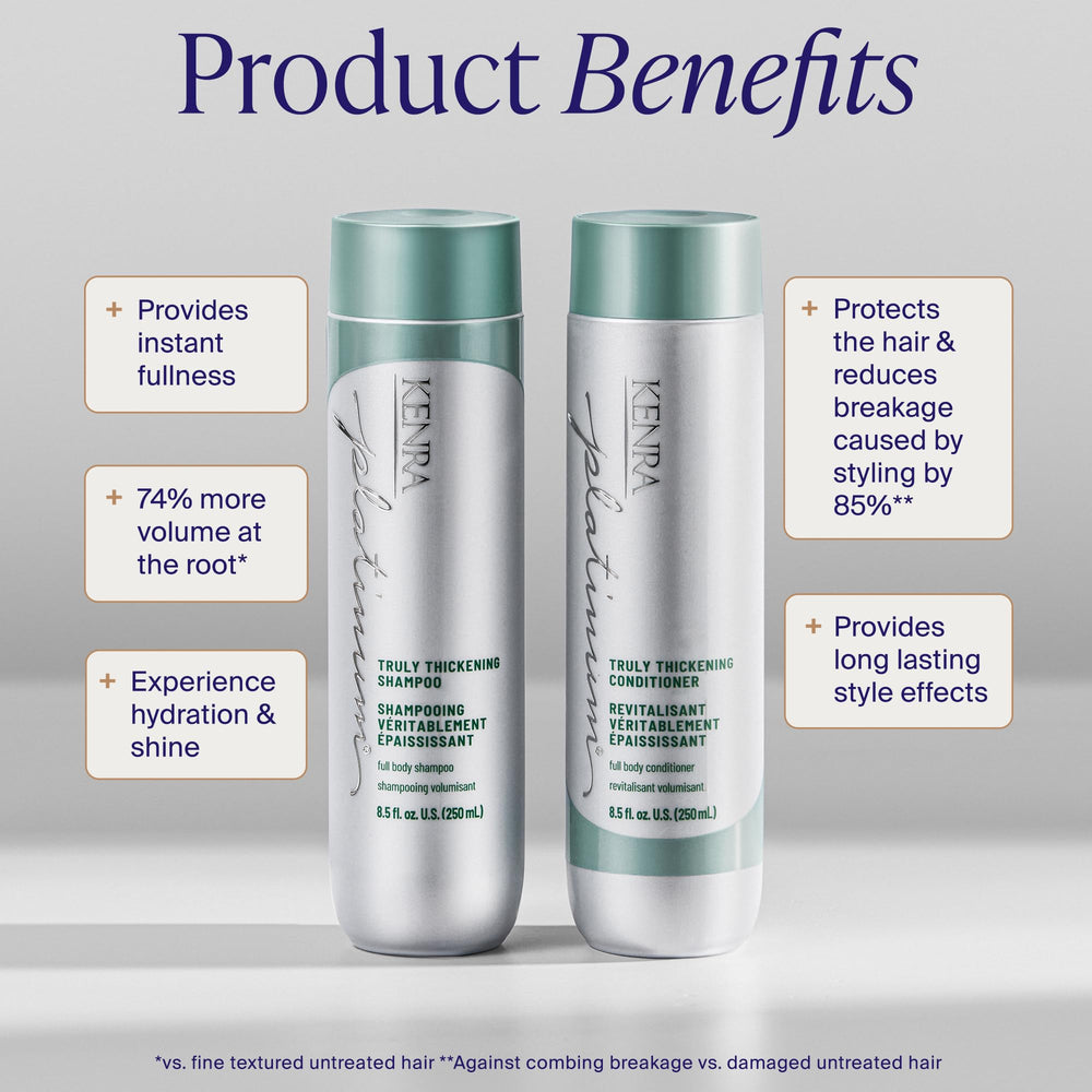 Kenra back label with ingredients and color-safe assurance