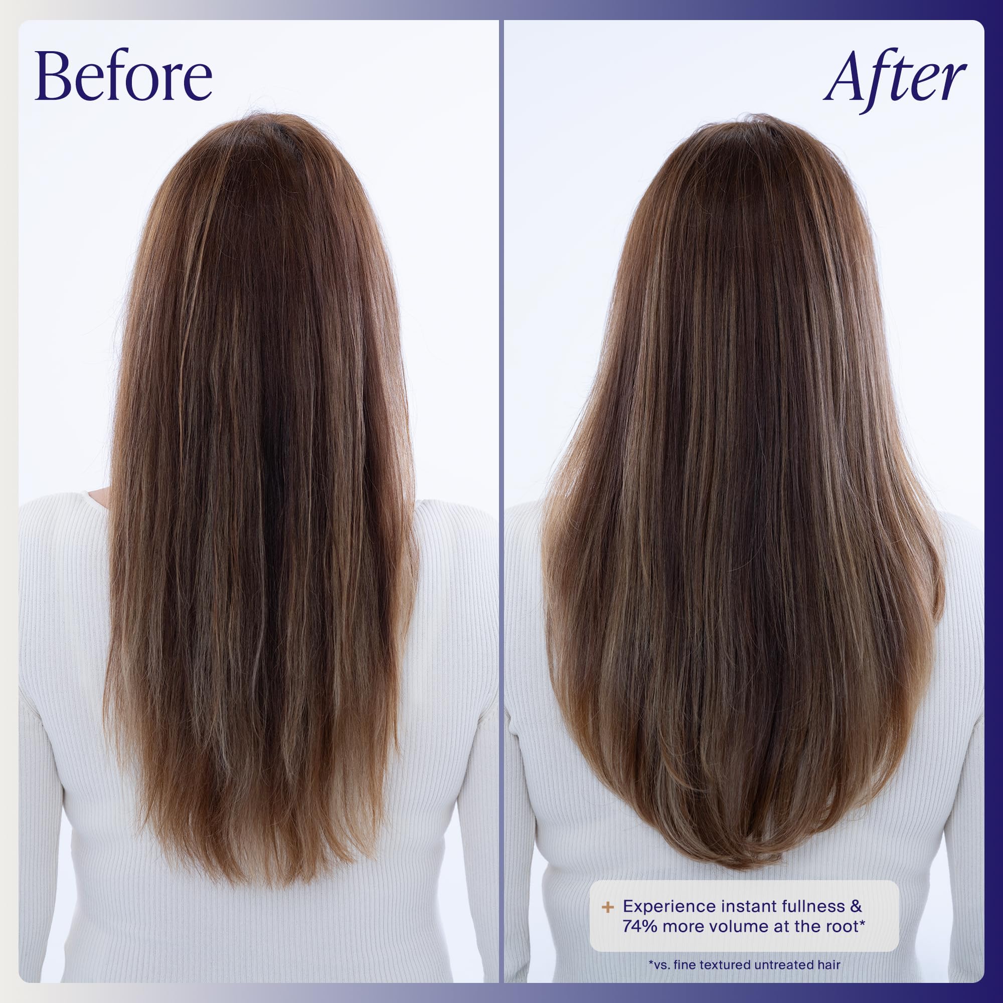 Kenra shampoo being dispensed in hand for controlled application