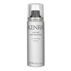 Kenra front can display showing product branding and travel size benefit