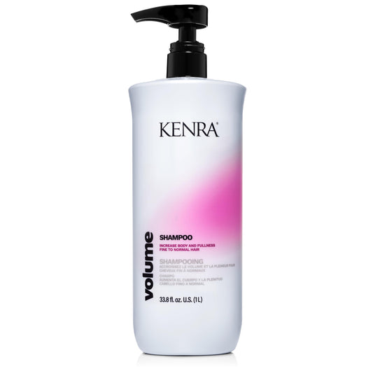 Kenra volume shampoo front bottle showing brand and size, adds noticeable lift