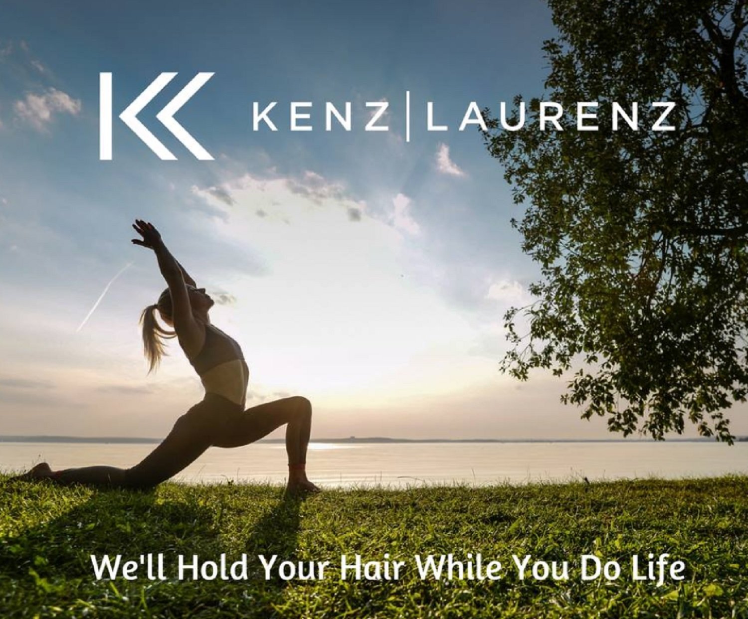 Kenz Laurenz hair tie next to coin for scale, illustrating compact size benefit