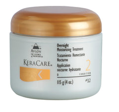 KeraCare product front view showing jar and moisturising benefit