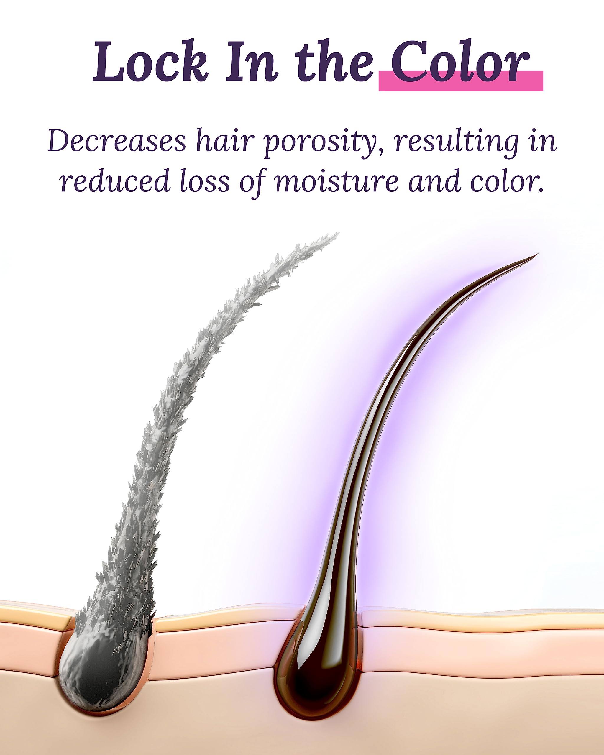 Keranique conditioner cream texture demonstrating rich moisturization