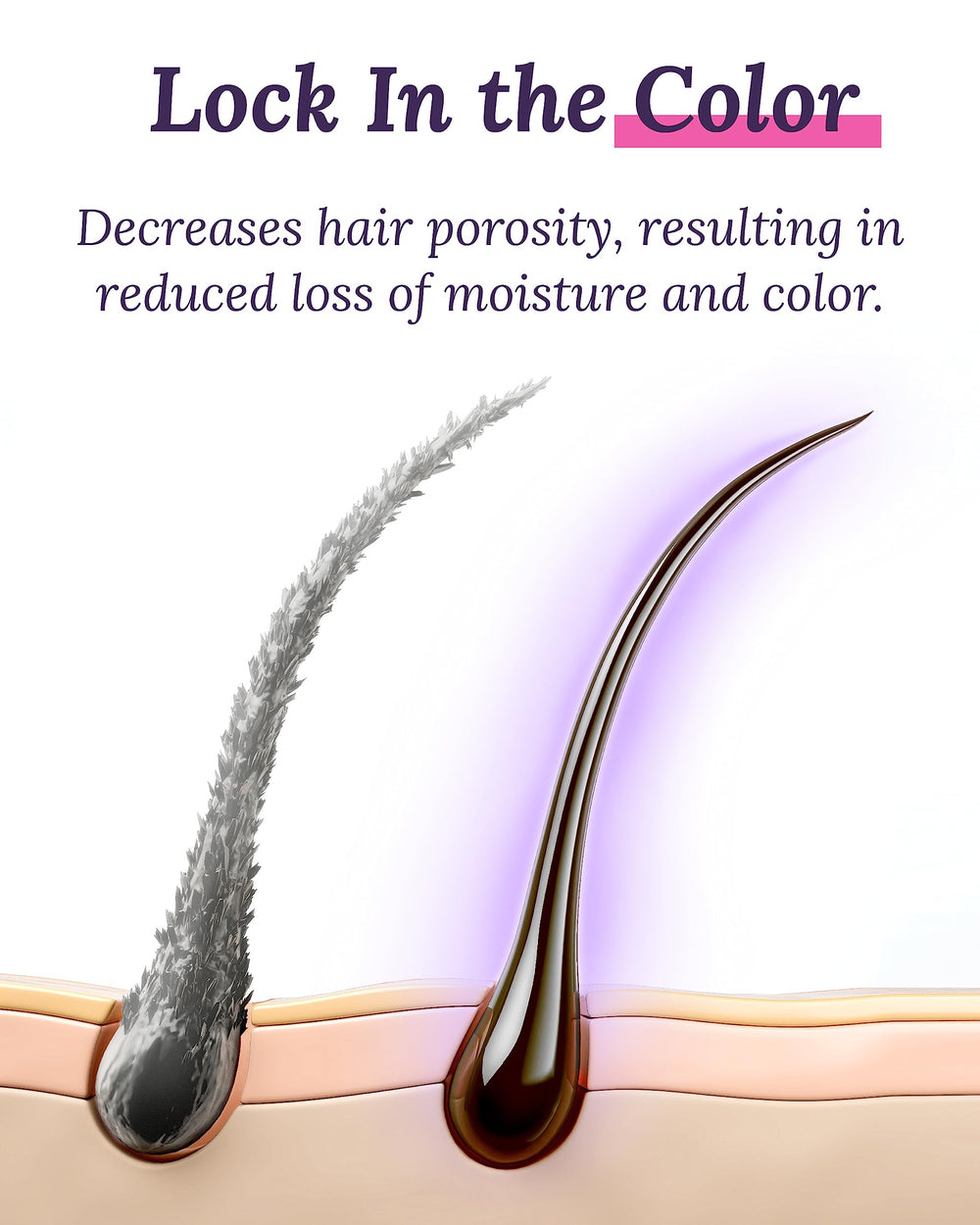Keranique conditioner cream texture demonstrating rich moisturization
