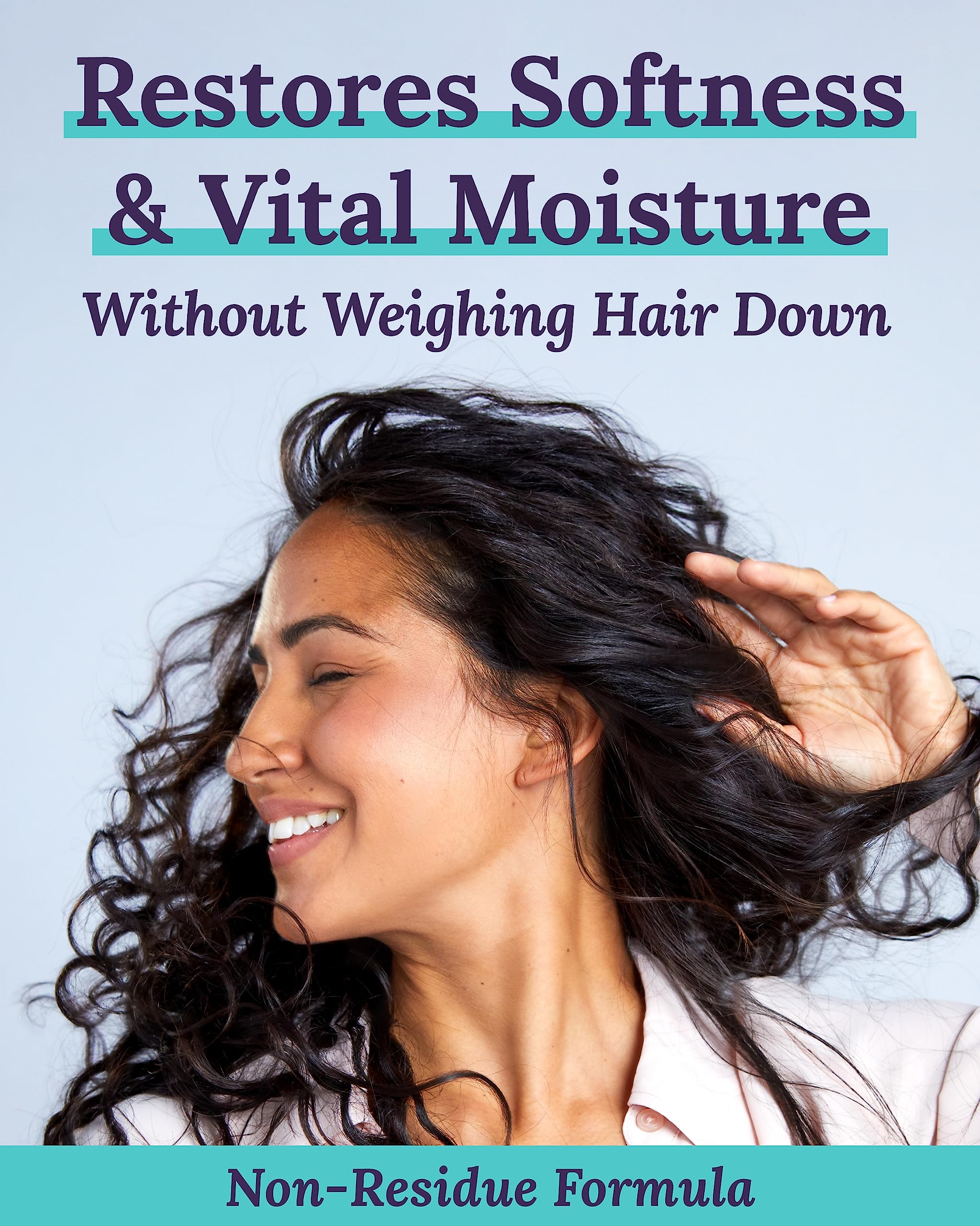 Keranique conditioner cream texture highlighting moisture delivery