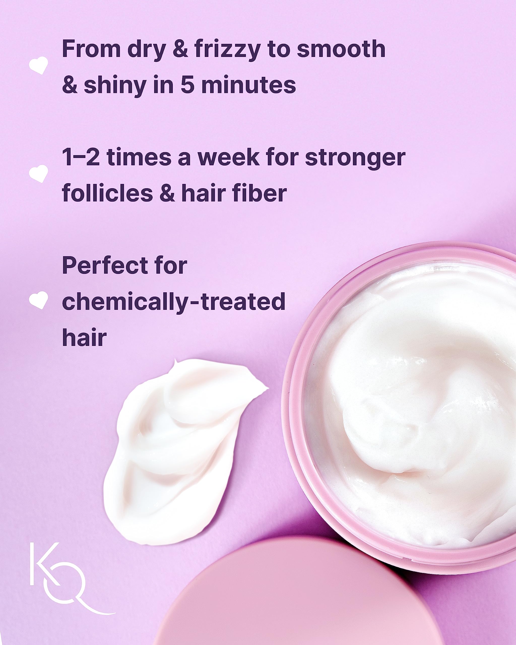 Keranique cream texture close-up highlighting concentrated hydration