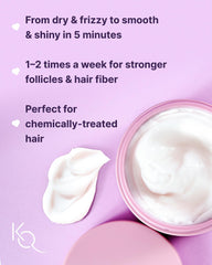 Keranique cream texture close-up highlighting concentrated hydration