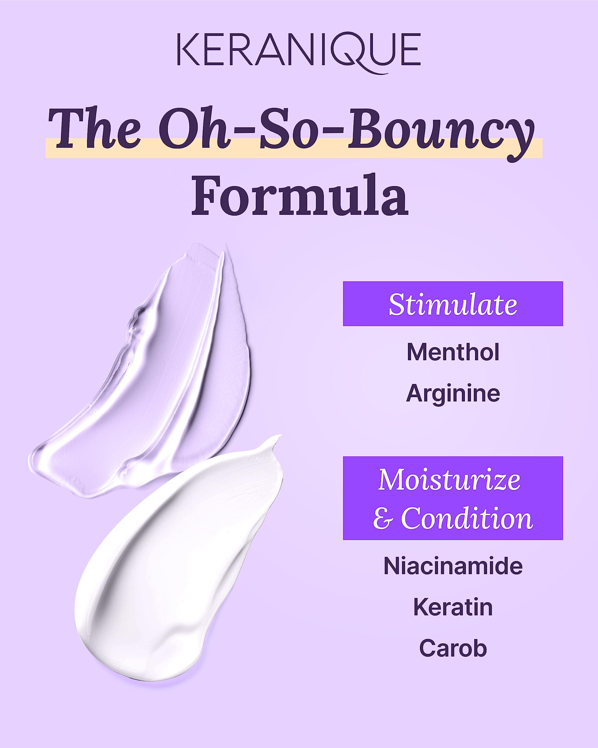 Keranique keratin amino complex ingredient visual supporting stronger strands