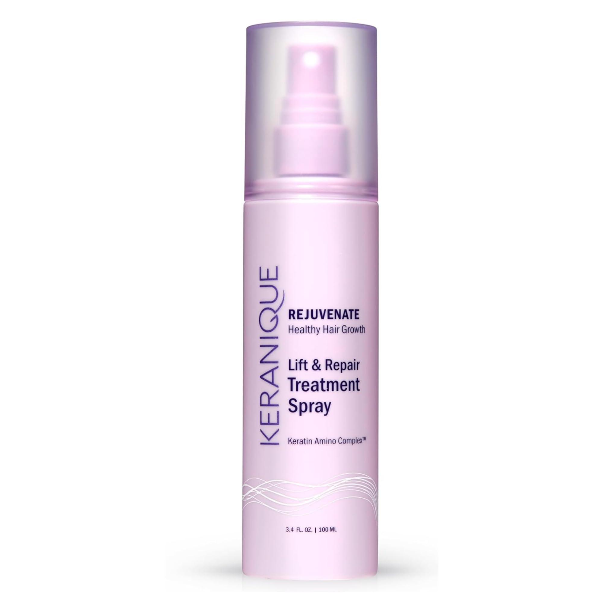 Keranique front packaging showing product and benefits for instant volume