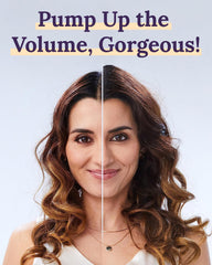 Keranique shampoo being dispensed highlighting light texture and control