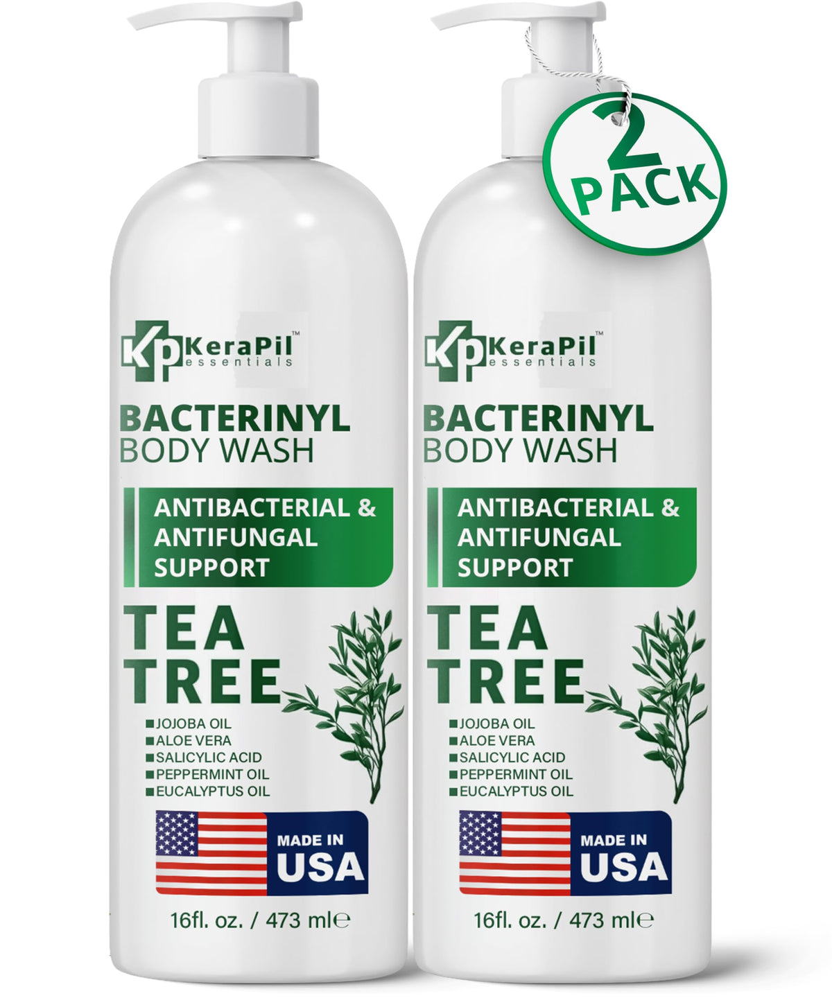 KERAPIL bottle front packaging showing product benefits and natural oils
