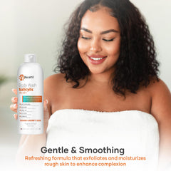 KERAPIL ingredients label detail highlights active acids and soothing additives