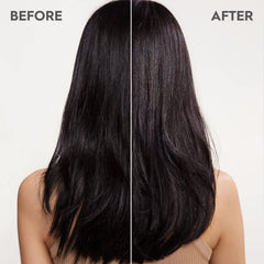 Kerasilk-treated hair after shower showing reduced frizz