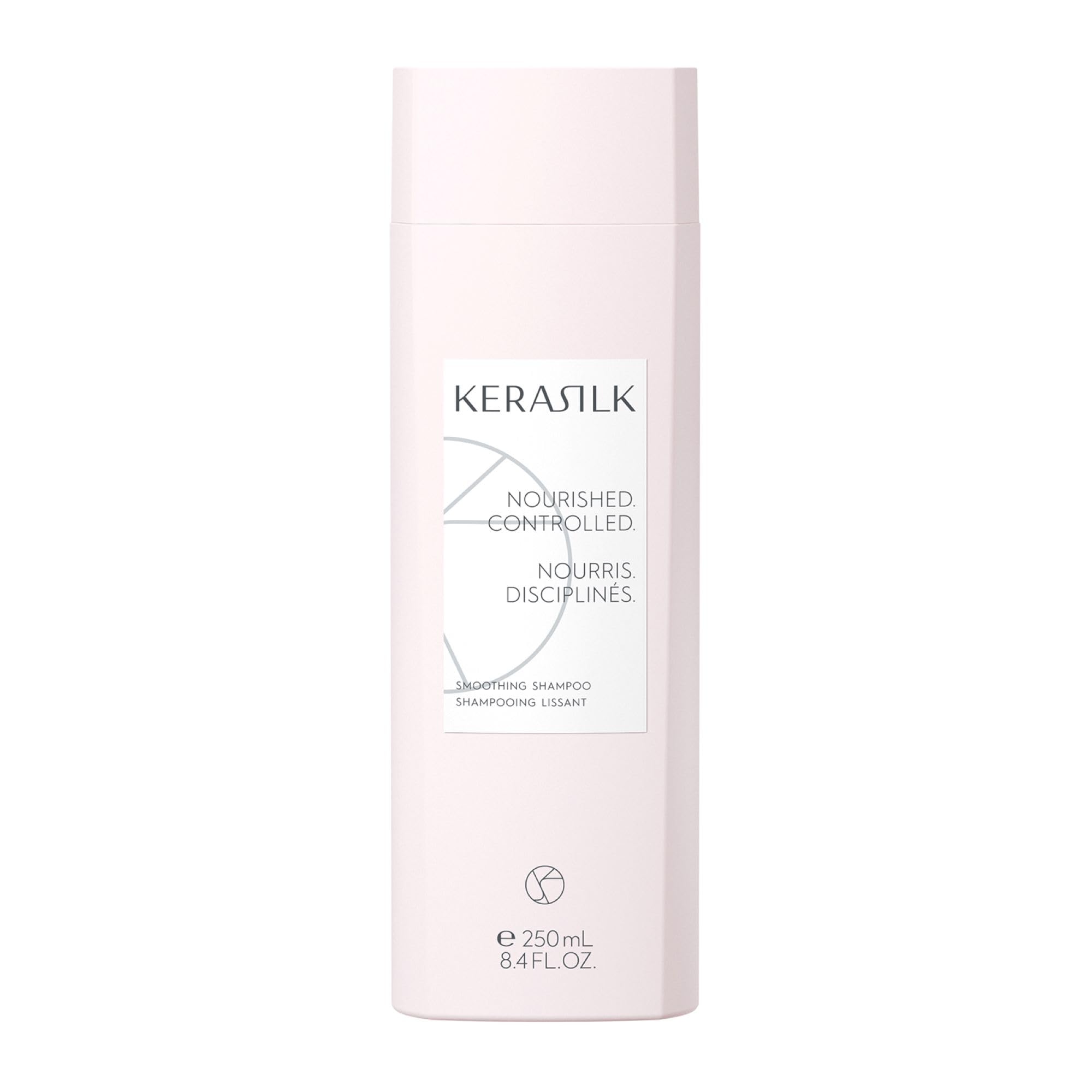 Kerasilk front bottle 250ml showing sleek packaging and smoothing result