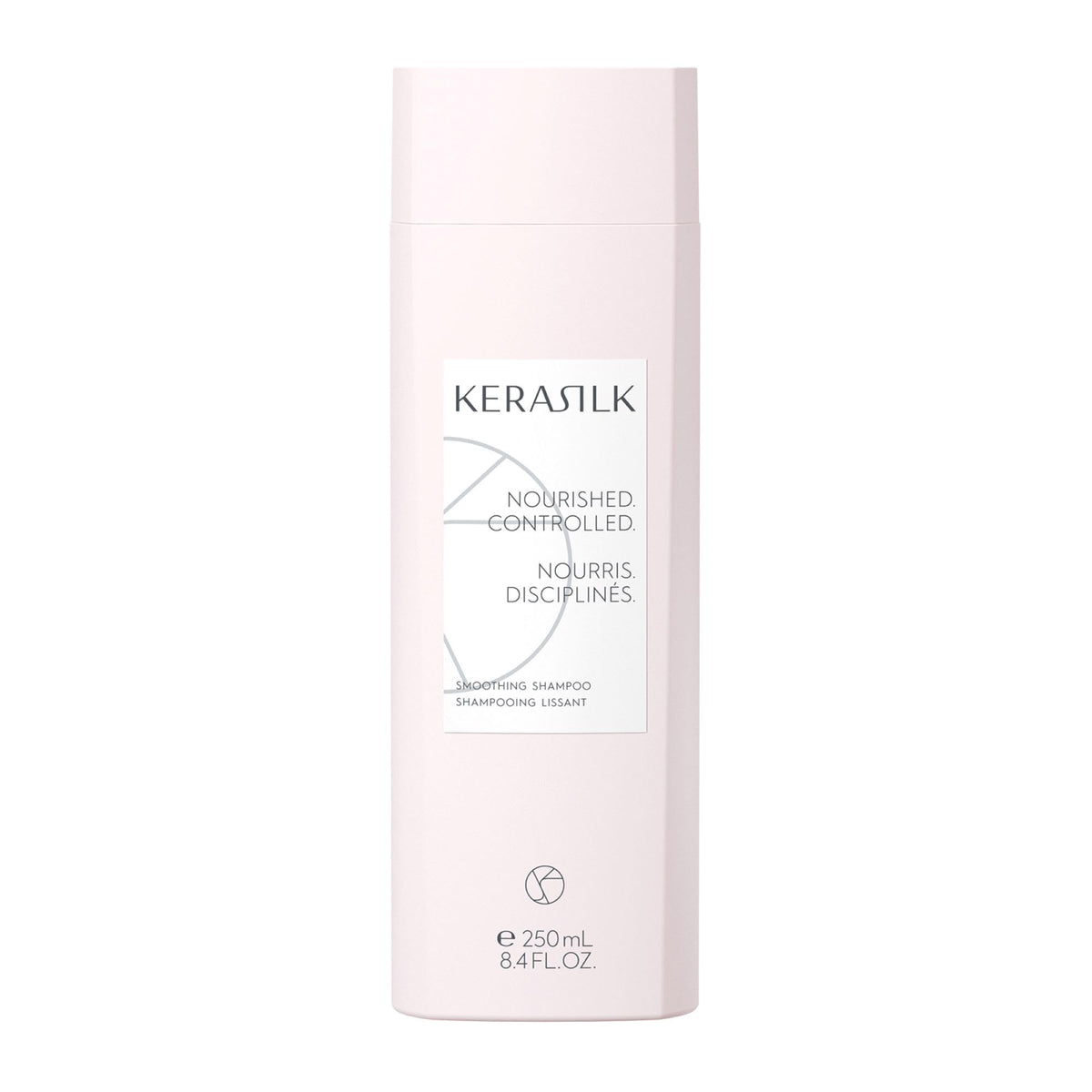 Kerasilk front bottle 250ml showing sleek packaging and smoothing result