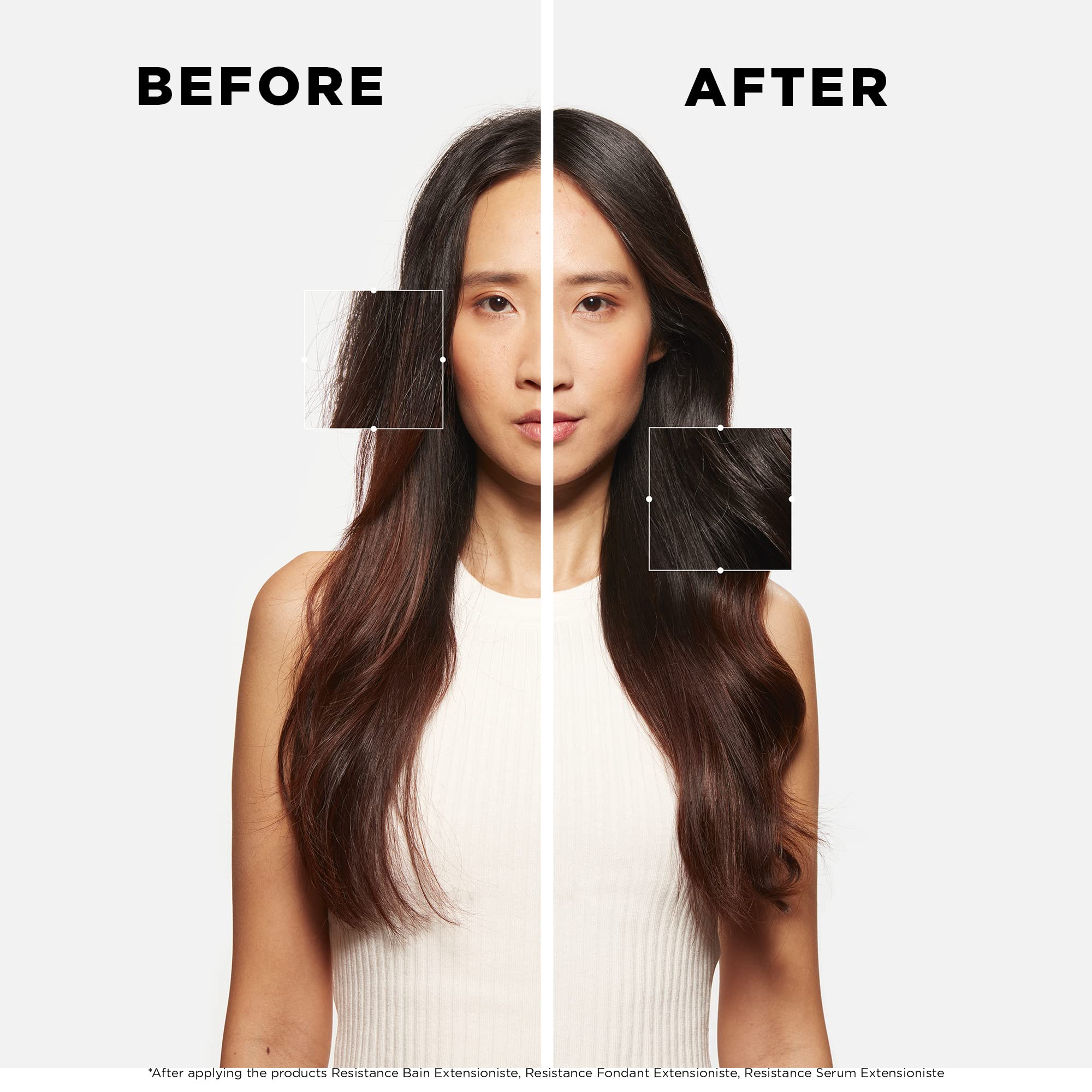 KÉRASTASE creamy shampoo texture illustrating gentle conditioning effect