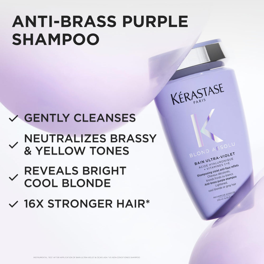 KÉRASTASE back label with directions and ingredients for informed use