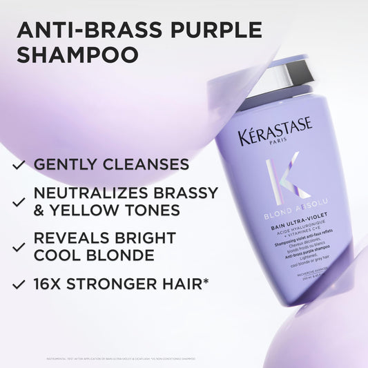 KÉRASTASE back label with directions and ingredients for informed use