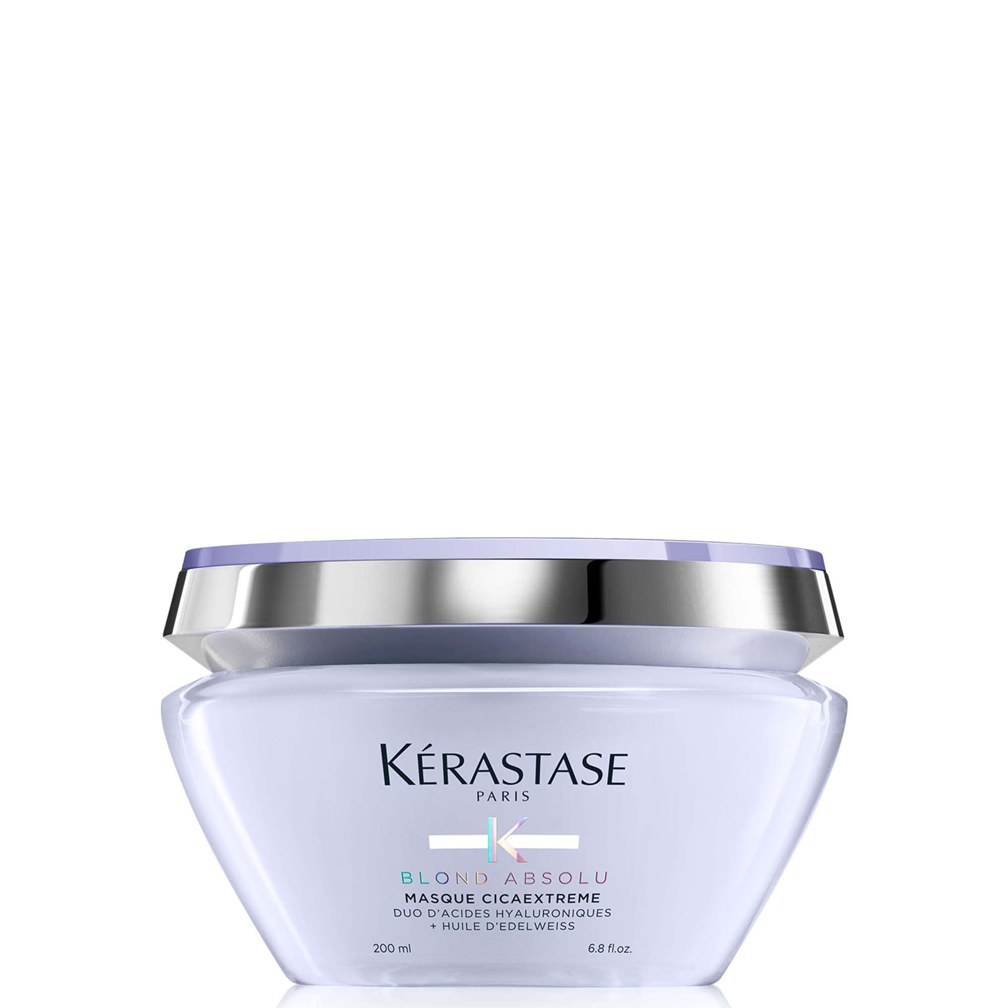 KÉRASTASE front packaging showing mask jar and restorative benefits