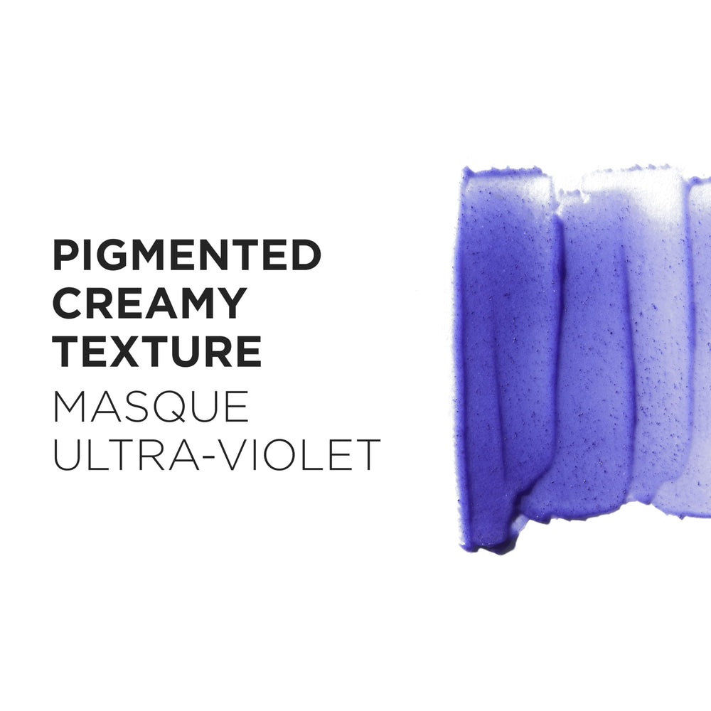 KÉRASTASE close-up of violet pigments in creamy mask for visible toning