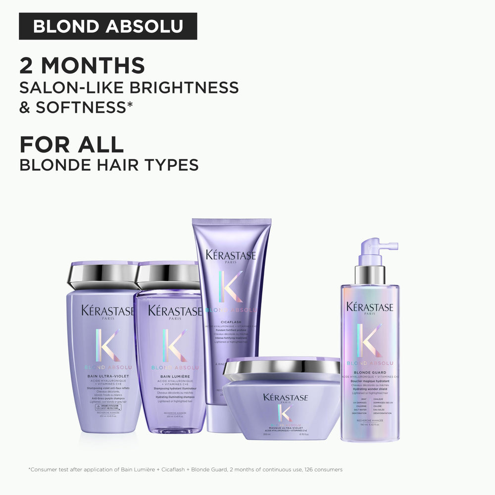 KÉRASTASE lifestyle bathroom shelf image showing elegant styling and daily use
