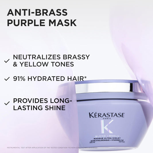 KÉRASTASE open mask texture creamy violet concentrate for even toning