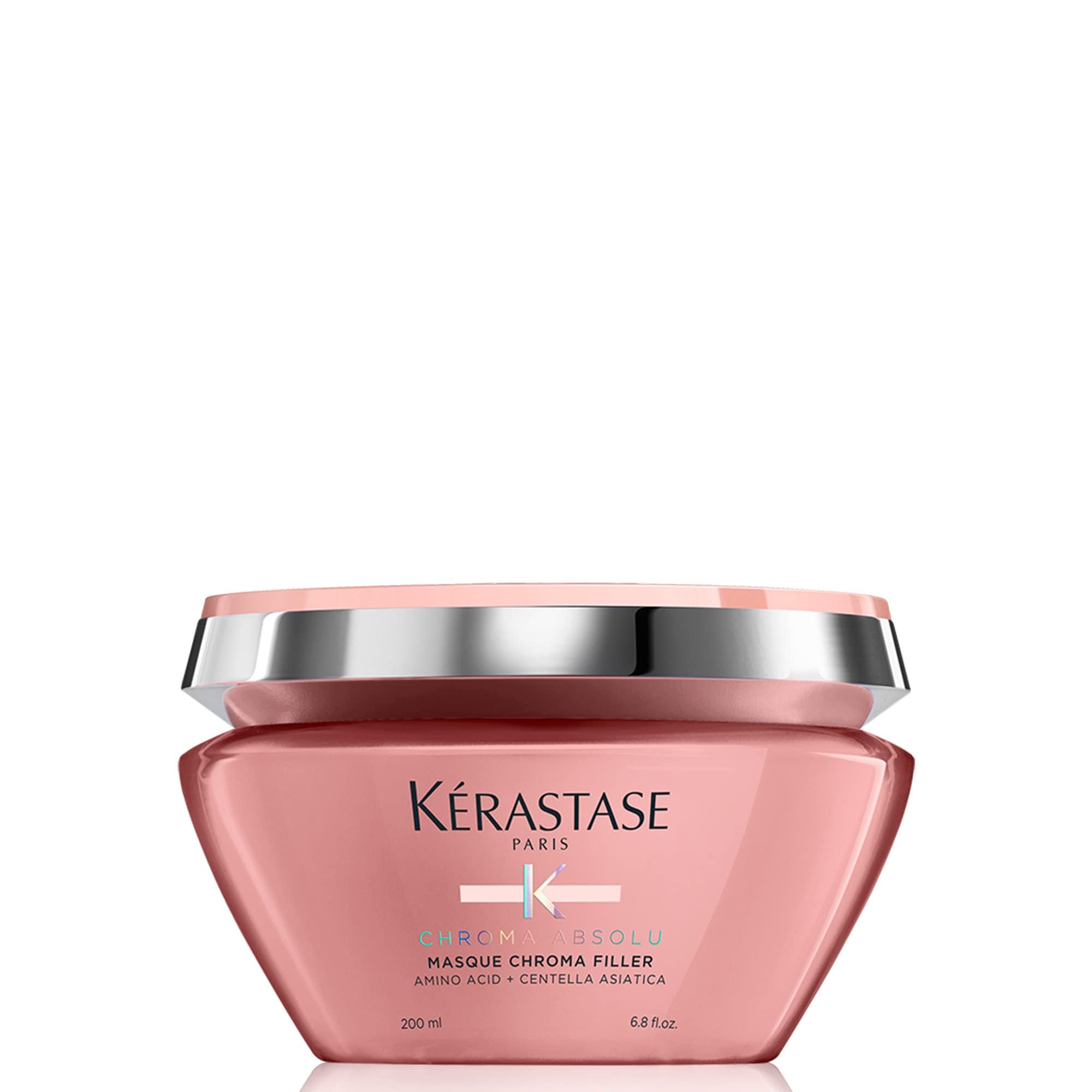 KÉRASTASE front jar shot showing packaging and product size benefit