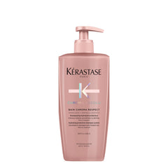 KÉRASTASE front bottle view showing color-care branding and clean design benefit
