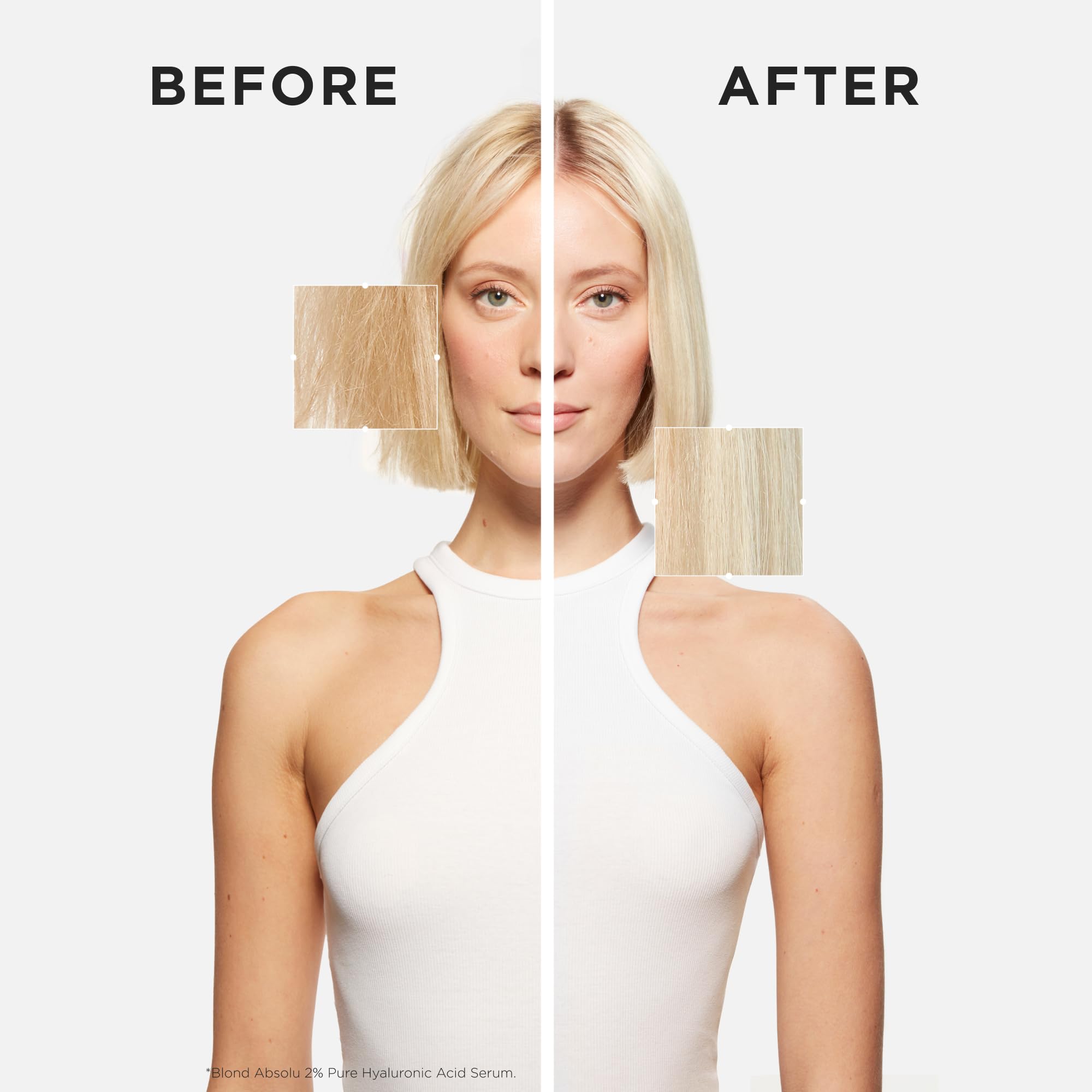 KÉRASTASE close-up of hyaluronic active for repairing bleached hair
