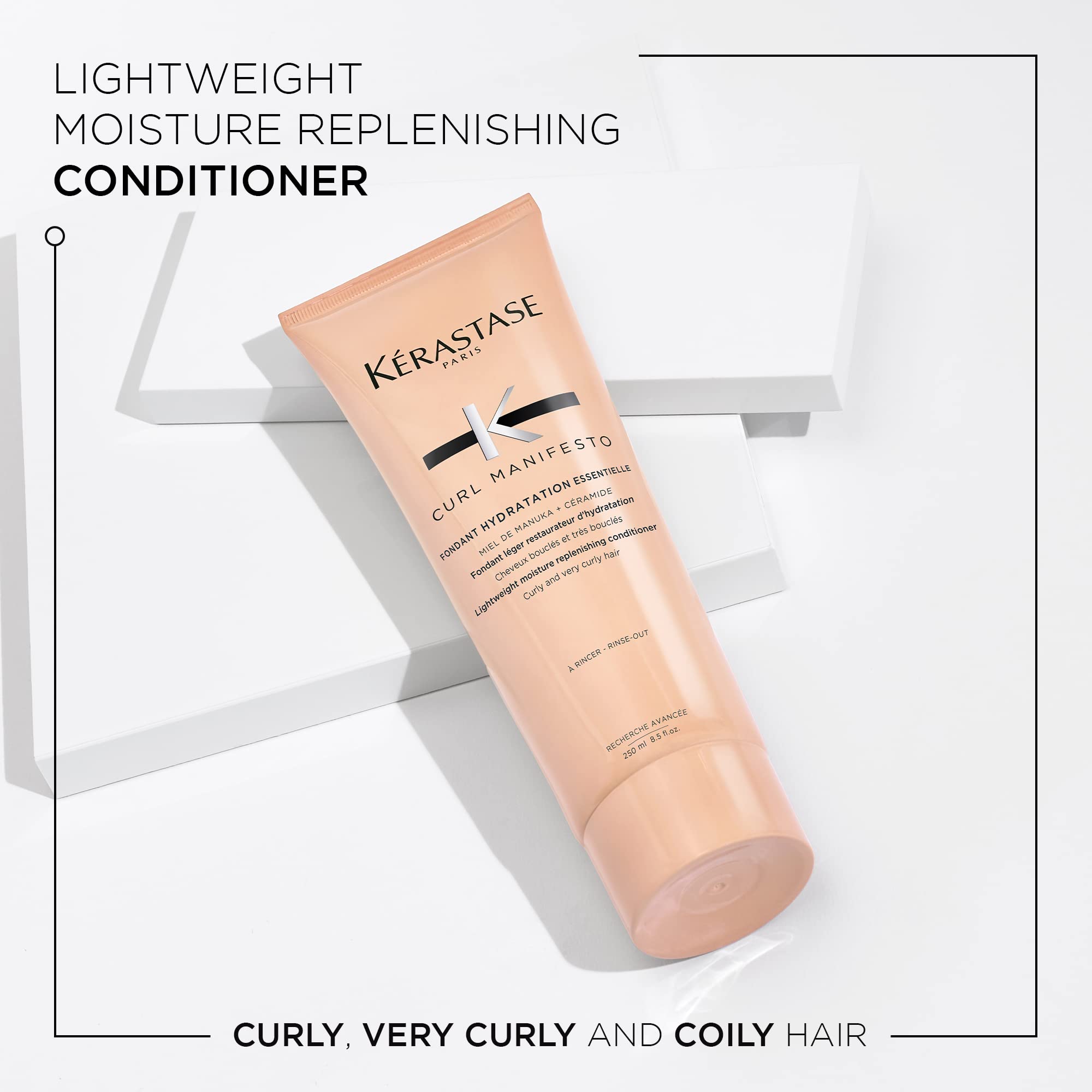 KÉRASTASE opened cap and creamy conditioner texture for slip