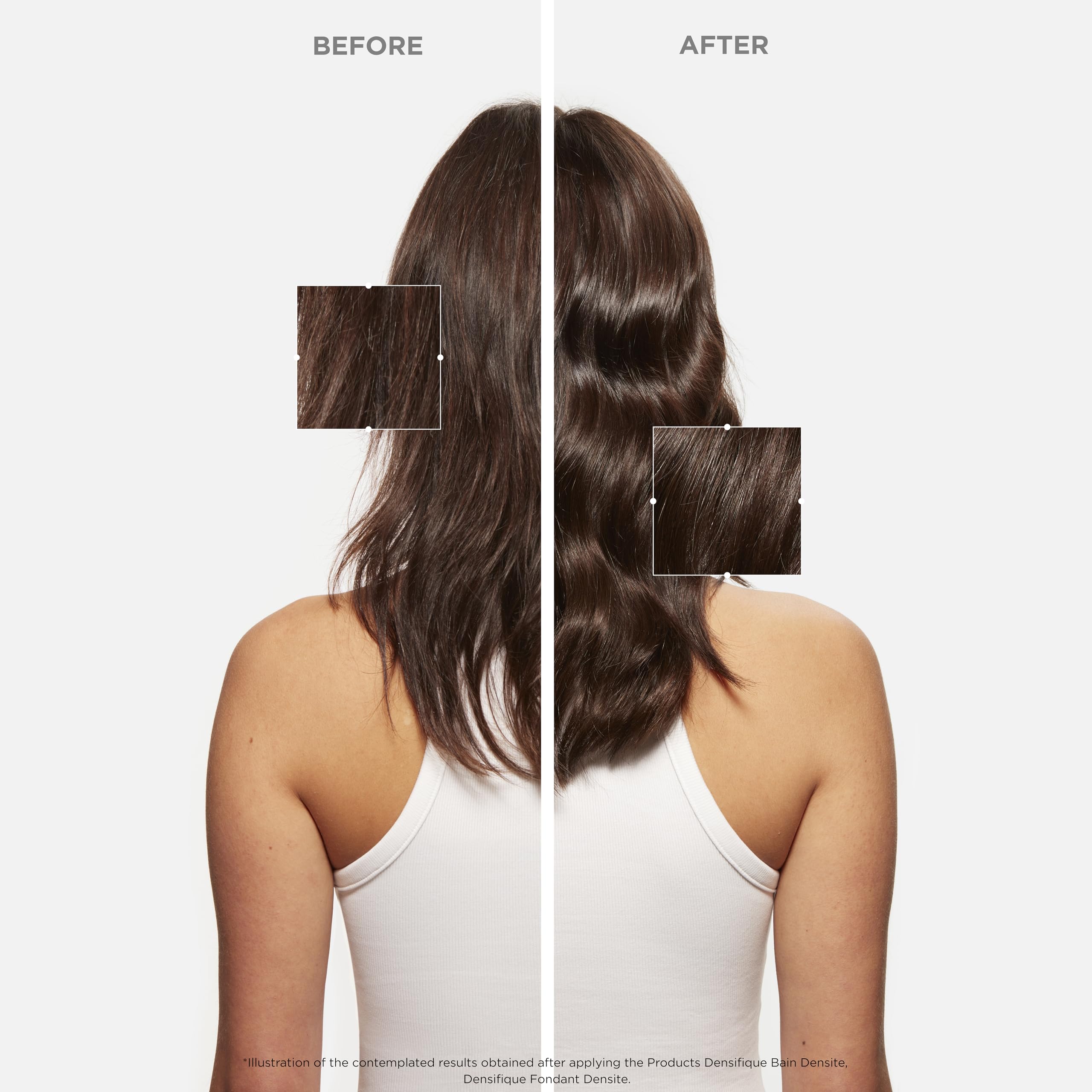 KÉRASTASE applied to wet hair demonstrating easy distribution and lift
