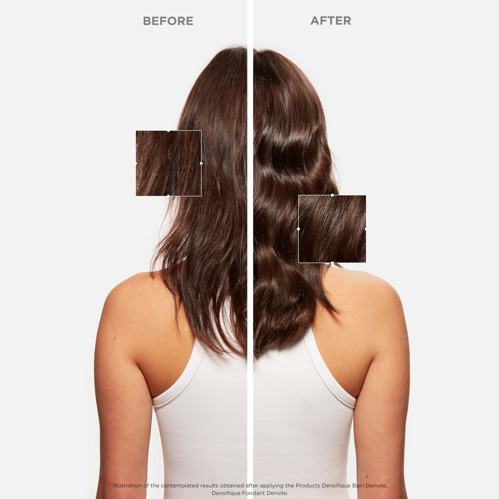KÉRASTASE applied to wet hair demonstrating easy distribution and lift