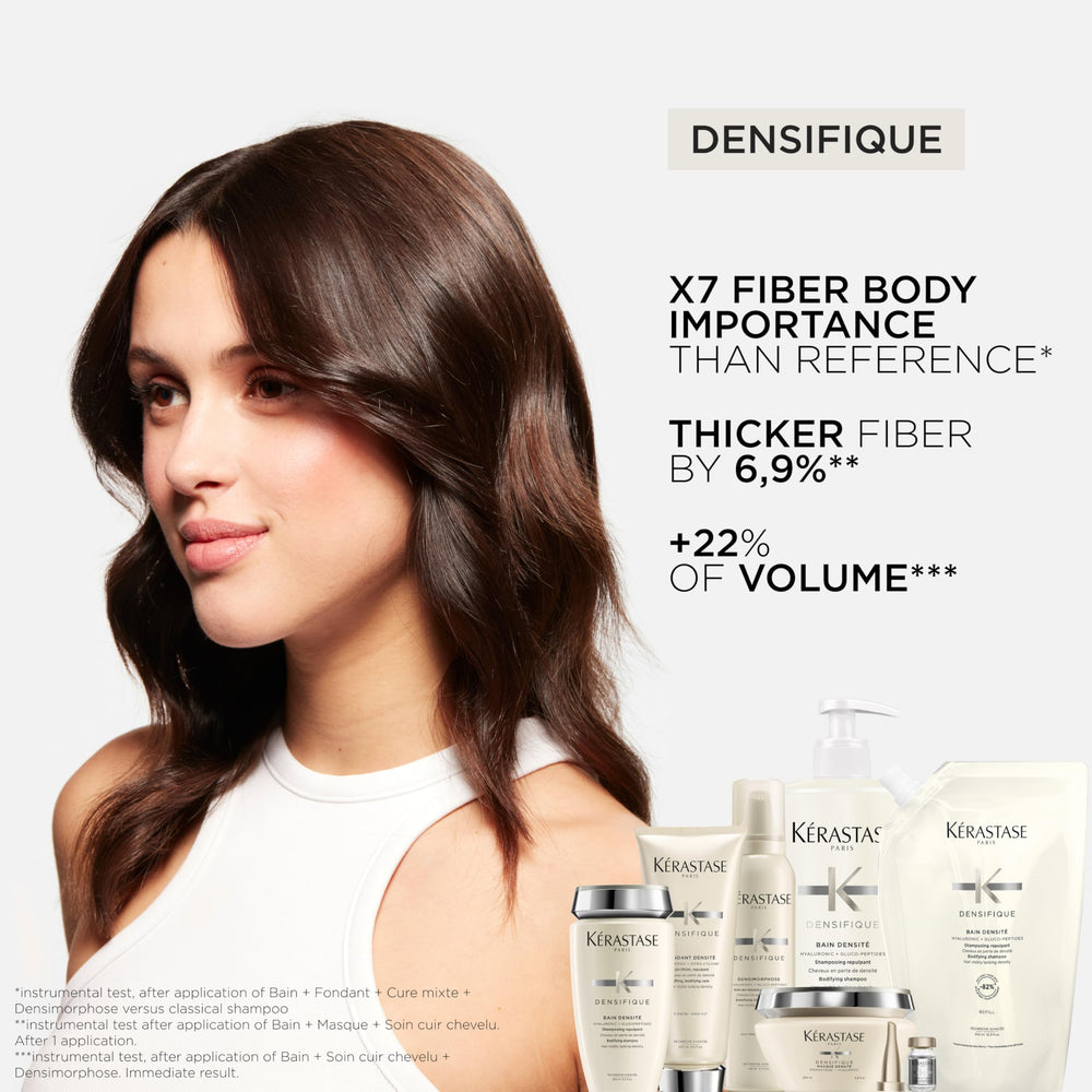 KÉRASTASE in-shower lather demonstrating gentle cleansing action