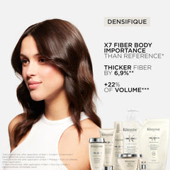 KÉRASTASE in-shower lather demonstrating gentle cleansing action