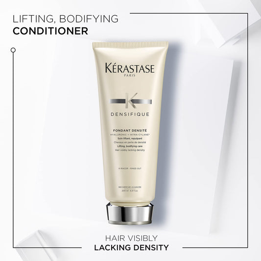 KÉRASTASE creamy conditioner texture close-up demonstrating lightweight hydration
