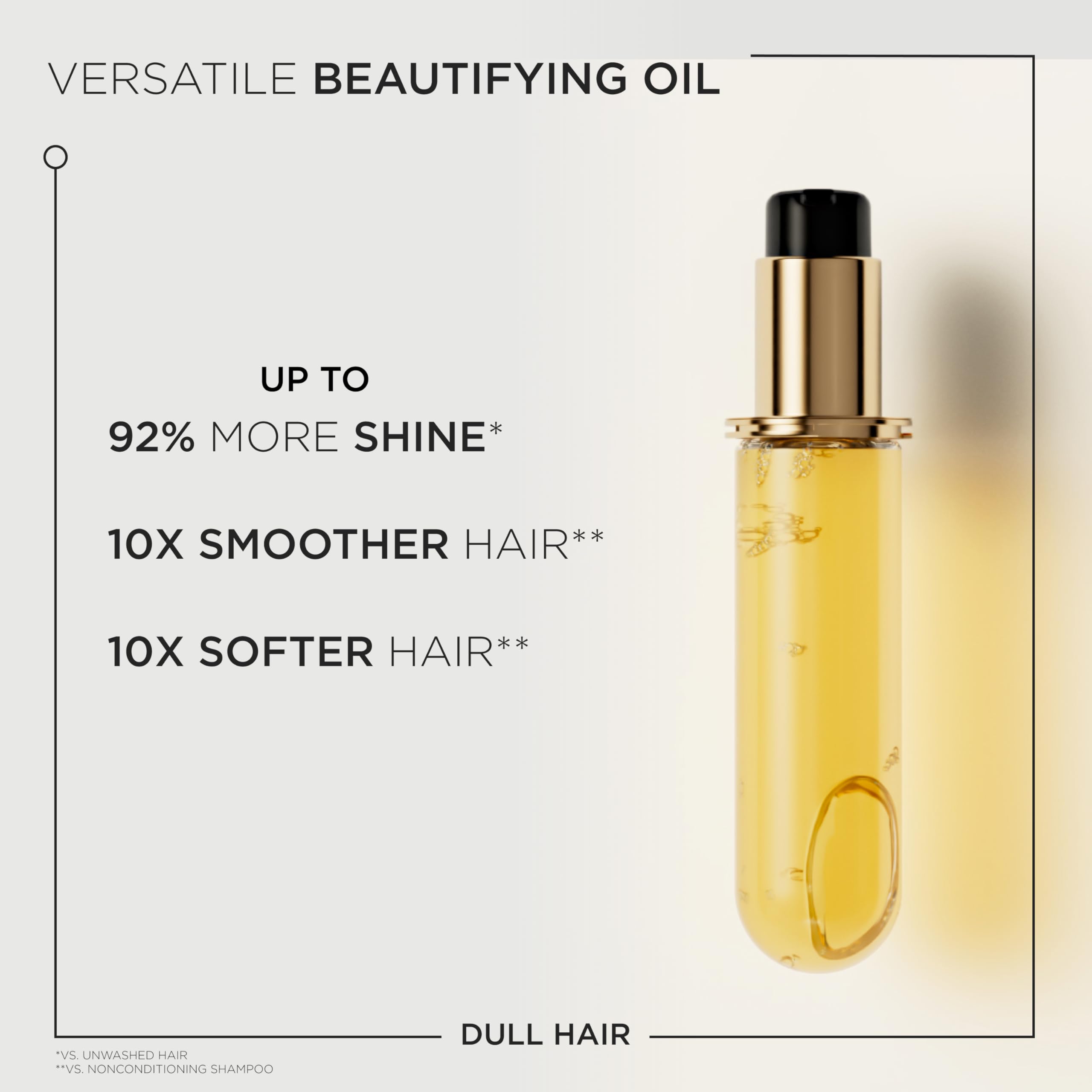 KÉRASTASE refill cartridge close-up highlighting sustainable recycled plastic benefit