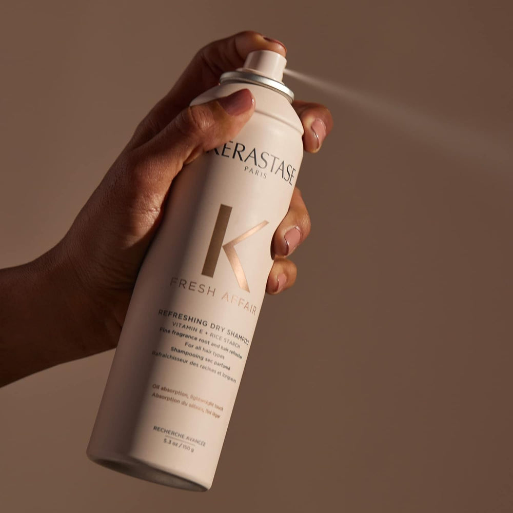 KÉRASTASE rice starch and vitamin E ingredient close-up highlighting nourishing oil control