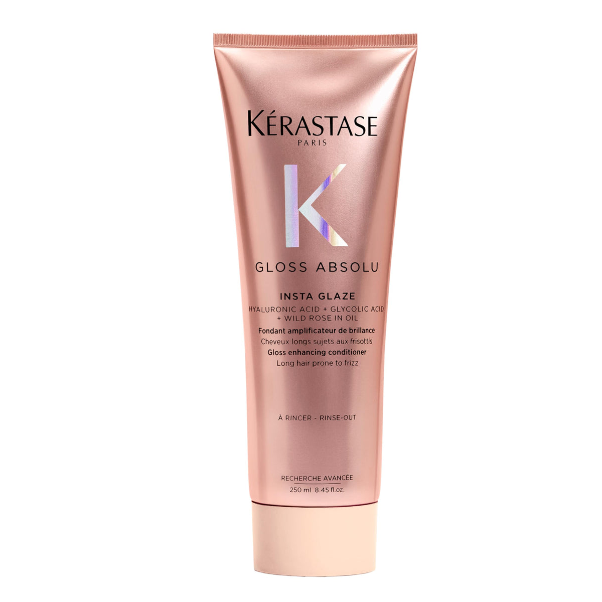 KÉRASTASE front bottle showing glossy finish and salon-quality hydration