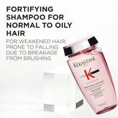 KÉRASTASE Genesis back label close-up listing ingredients and usage instructions