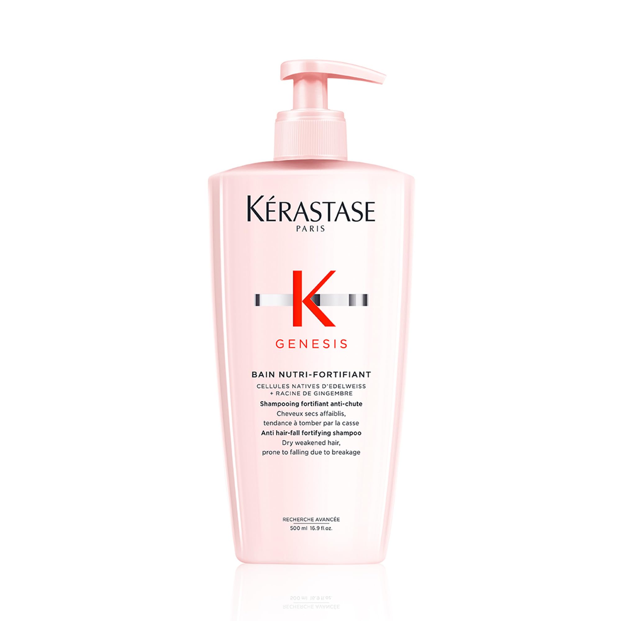 Kérastase front bottle view showing product and benefits