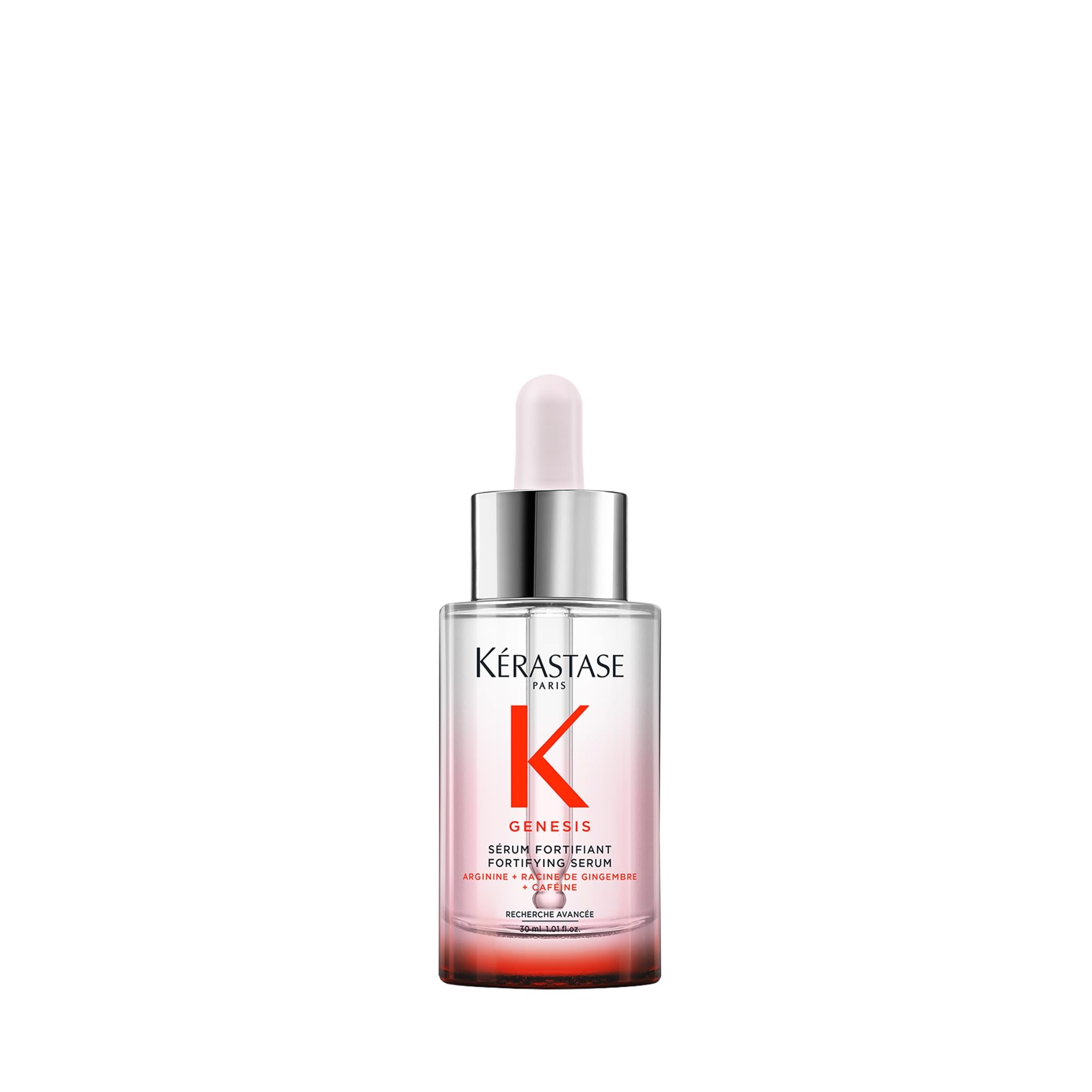KÉRASTASE Genesis front bottle showing sleek packaging and visible product name benefit