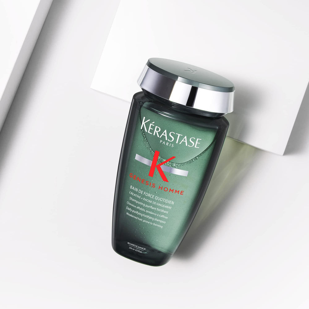 KÉRASTASE empty bottle recycling detail encouraging sustainable disposal