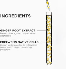 KÉRASTASE shampoo in hand lathering hair for effective scalp clarity